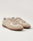 Tb.490 Rife Grain Cream Leather Sneakers