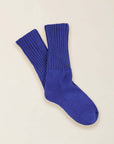 Cotton Ribbed Crew Socks