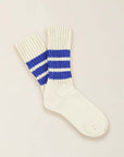 Cotton Ribbed Crew Socks