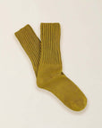 Cotton Ribbed Crew Socks