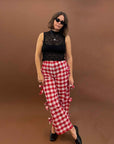 Rae Gingham Bow Pants