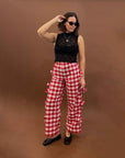 Rae Gingham Bow Pants