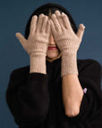 Cashmere Ribbed Gloves