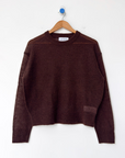 Cecile Crew Neck Mohair Sweater