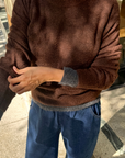 Cecile Crew Neck Mohair Sweater