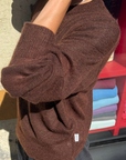Cecile Crew Neck Mohair Sweater