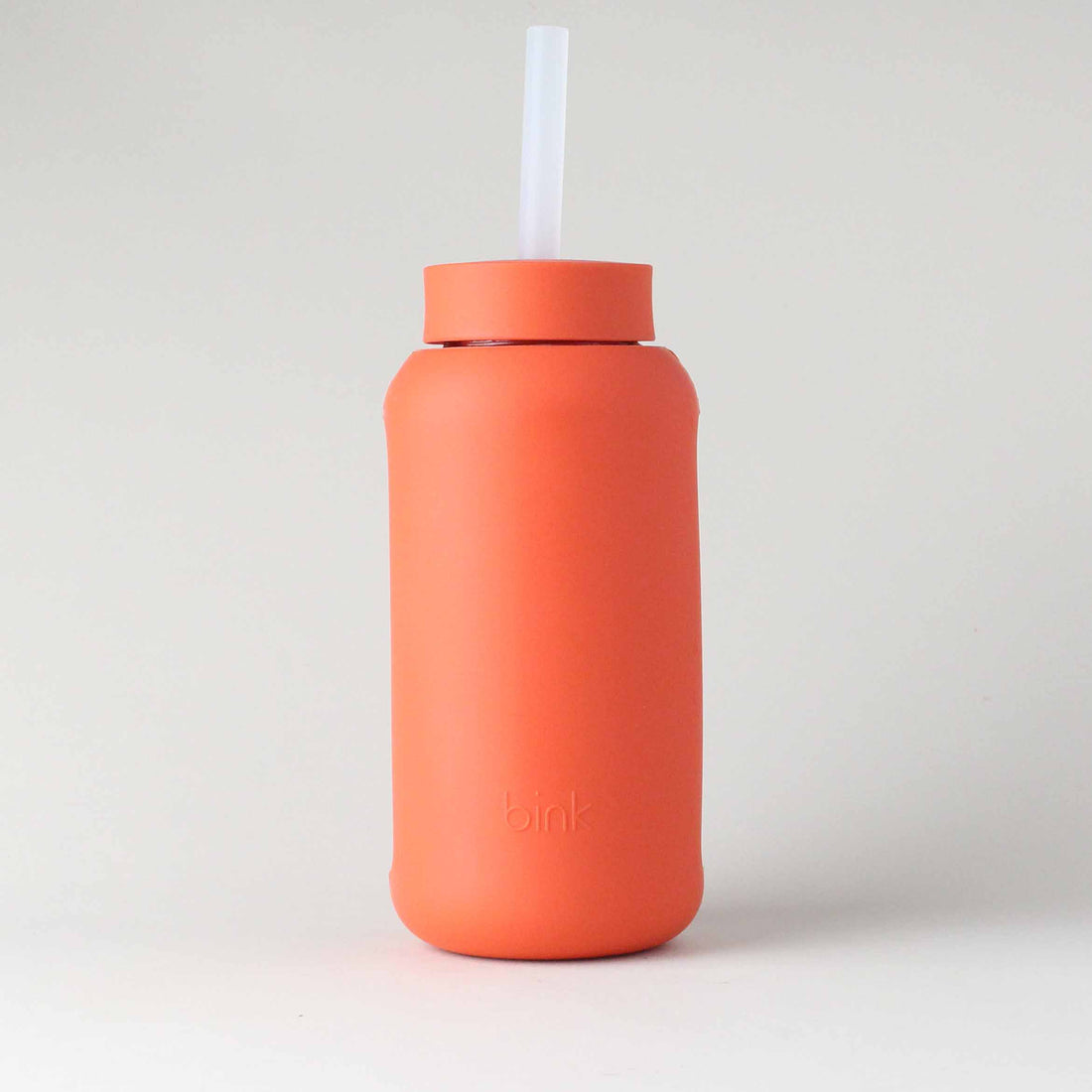 Day Bottle in Cherry by Bink  Hydration Tracking Glass & Silicone Water  Bottle – The Sunday Standard