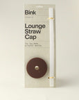 Lounge Straw & Cap for Bink Glass Water Bottle