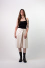 Apron Front Capri Shorts