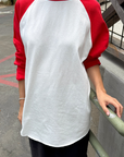 Heavy Cotton Raglan Tee