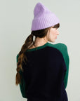 Cashmere Ribbed Beanie