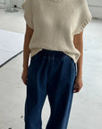 Pierre Cotton Sweater Top