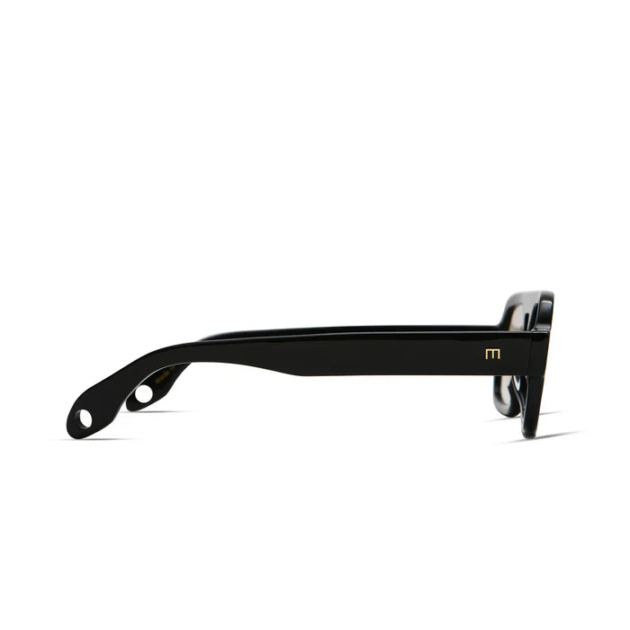 Mini Jane in Gloss Black with Light Brown Lens | Sunglasses by