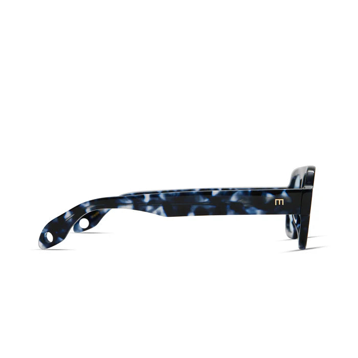 Elisa Johnson Jane Sunglasses - Black Frame with Light Blue Lenses Elisa johnson sunglasses jane - Gem main image 4