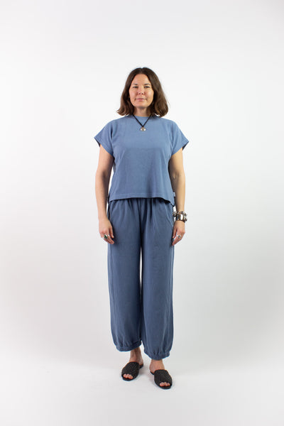 Le Bon Shoppe Balloon Pant Cornflower Blue - Lightweight Sweatpant