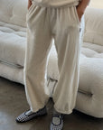 Cotton Terry Balloon Pants