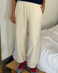 Cotton Terry Balloon Pants