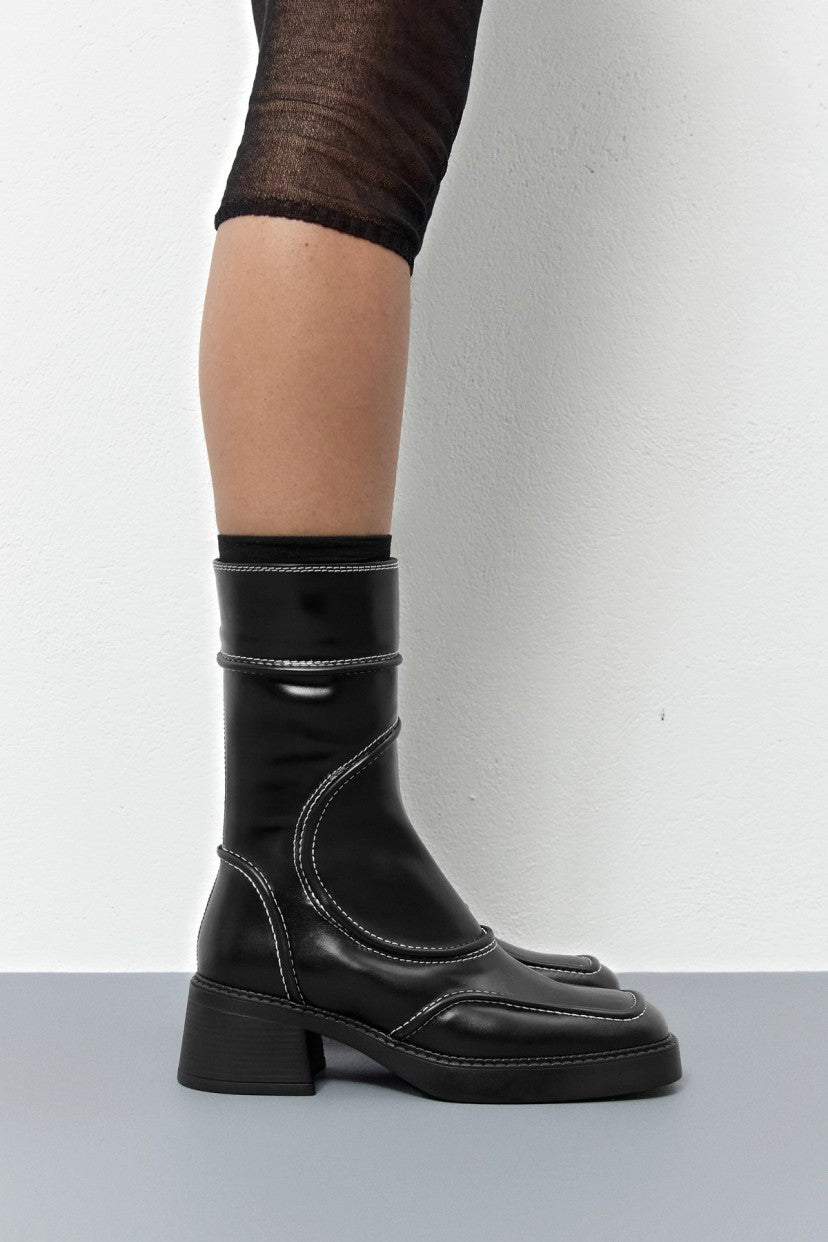 Miista Malene Ankle Boots Black | The Sunday Standard