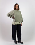 Margot Rippled Cotton Sweatshirt
