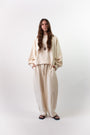 Margot Rippled Cotton Sweatshirt
