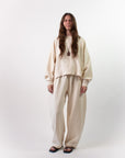 Camden Rippled Cotton Curve Pant