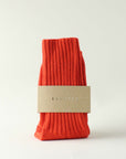 Cotton Ribbed Crew Socks