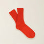 Cotton Ribbed Crew Socks