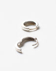 Sterling Silver Huggie Hoops