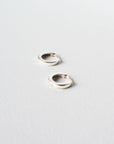 Sterling Silver Huggie Hoops