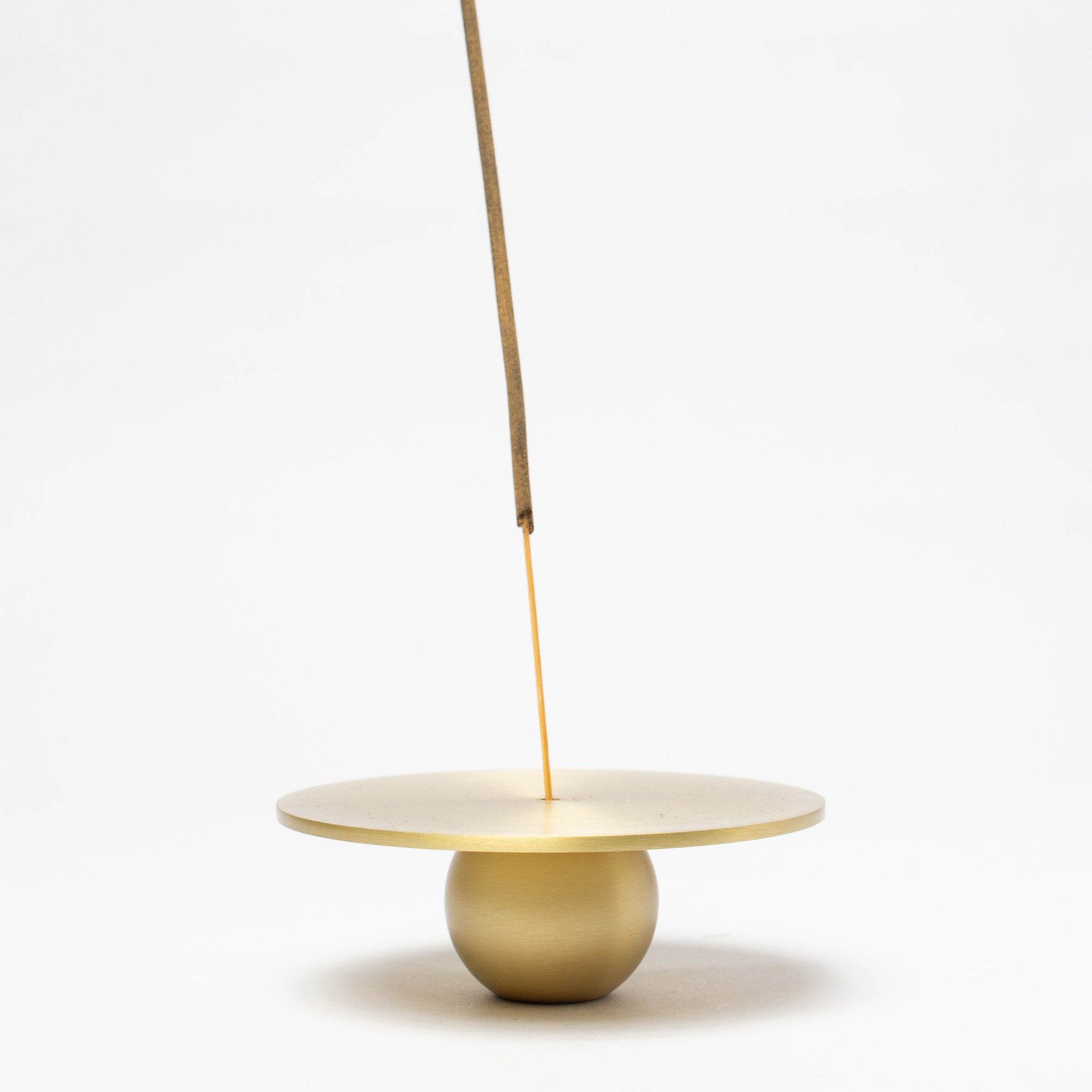 Orb Brass Incense Holder