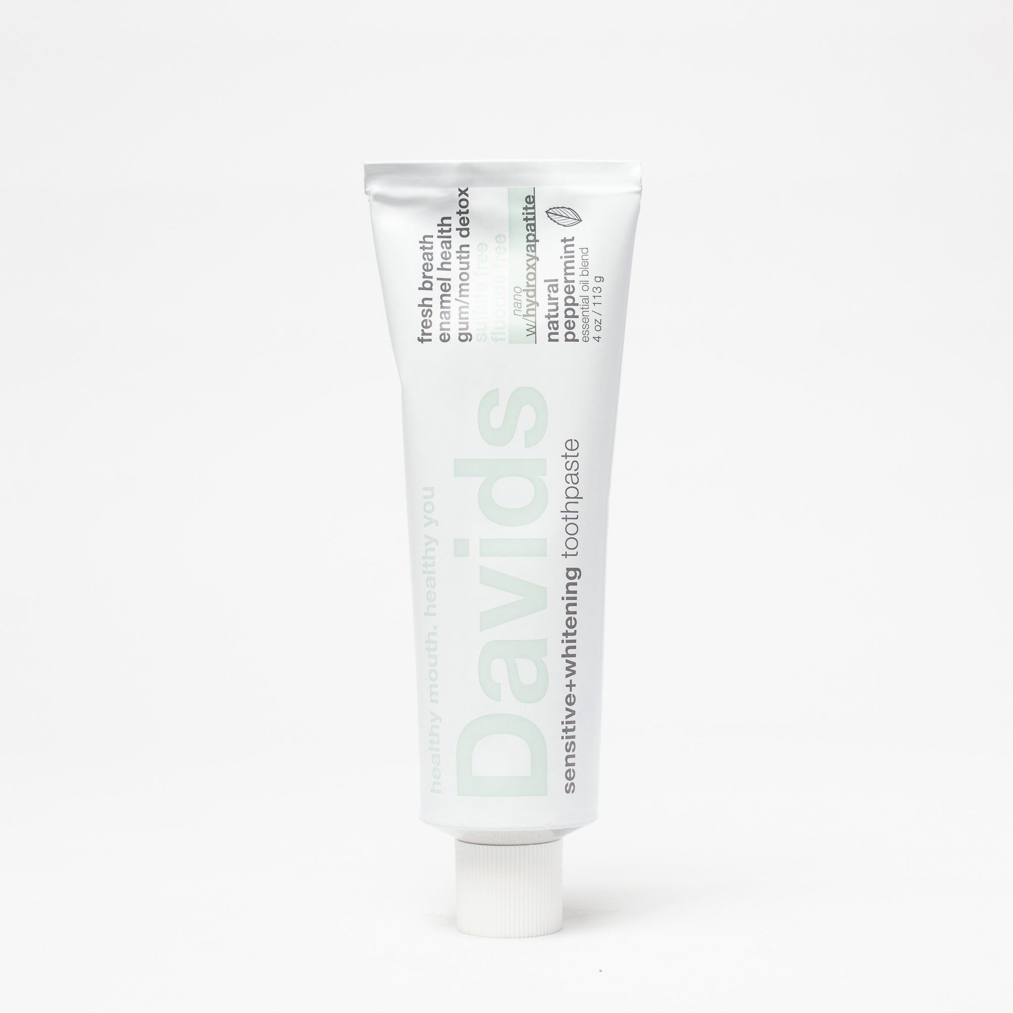 Davids Sensitive + Whitening Nano-Hydroxyapatite Toothpaste