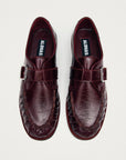 Brandy Burgundy Leather Loafers