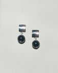 Silver Onyx Earrings