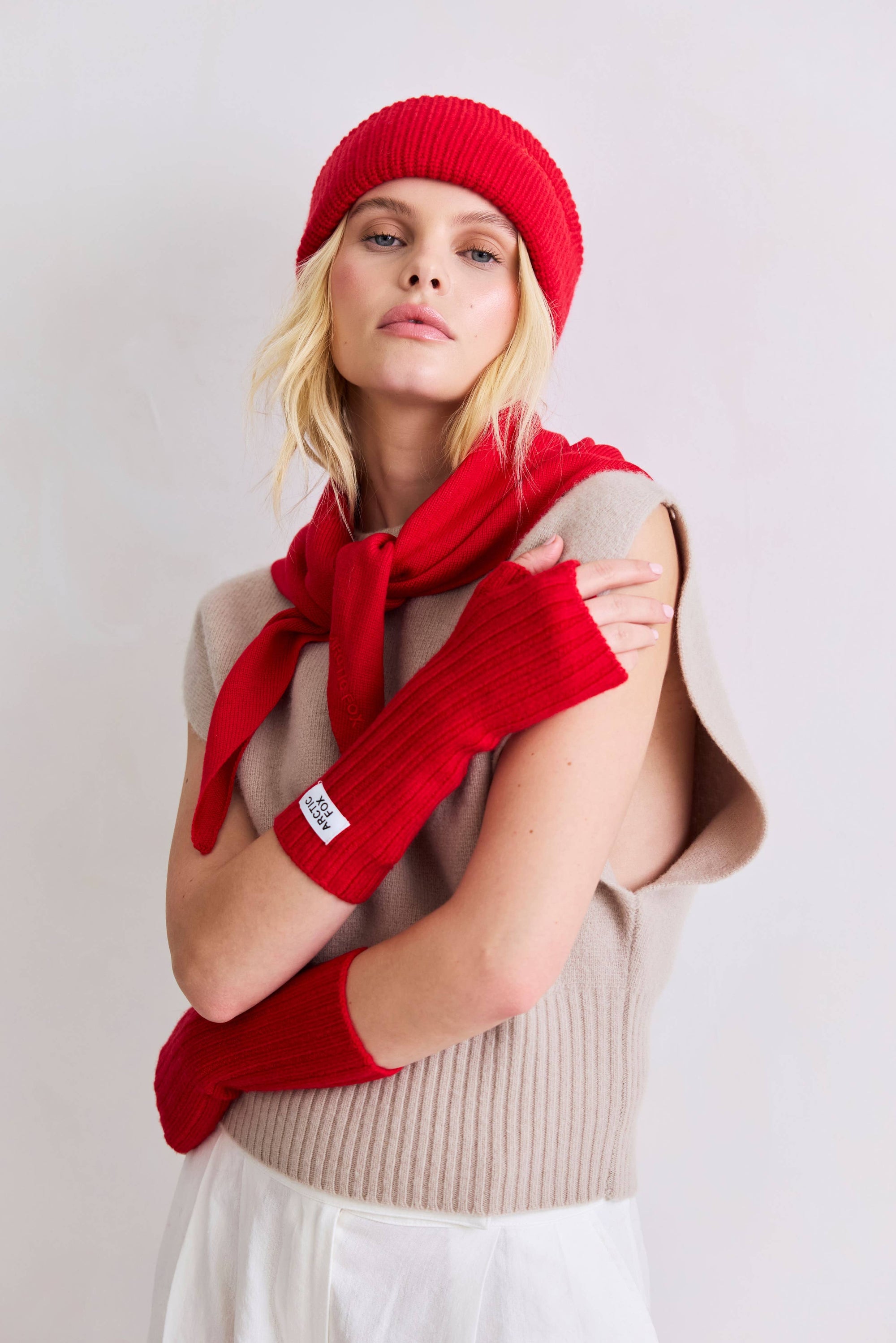 Merino Wool Fingerless Gloves