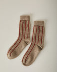 Possum Merino Striped Sock