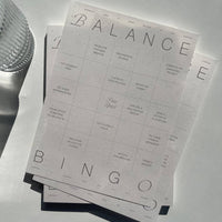 Balance Bingo Pad