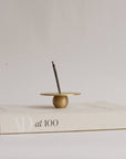 Orb Brass Incense Holder