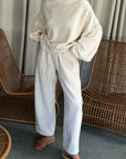 Margot Rippled Cotton Sweatshirt