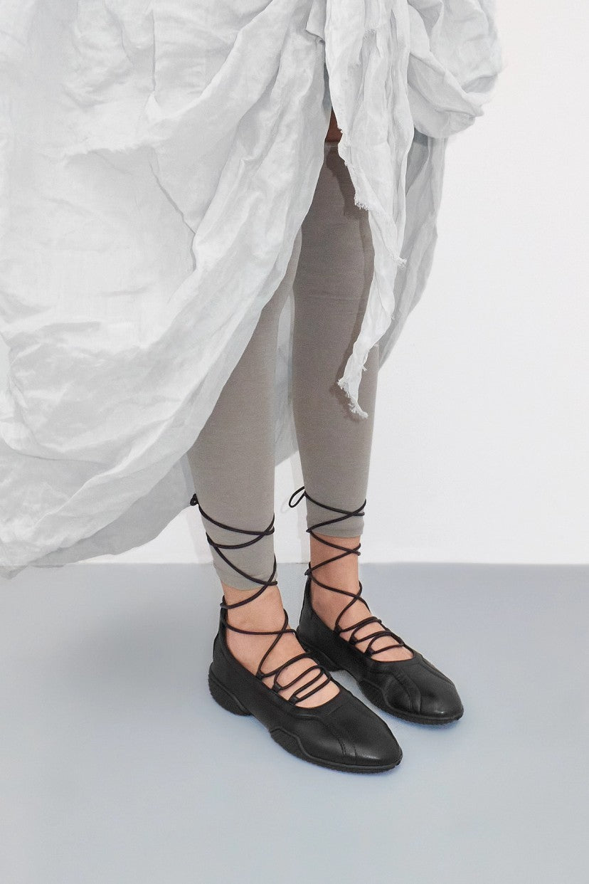 Miista Averie Lace Ballerinas Black | The Sunday Standard