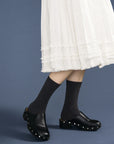 Italia Cashmere Cozy Rib Crew Socks