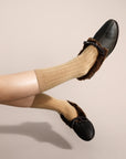 Italia Cashmere Cozy Rib Crew Socks