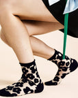 Pop Sheer Short Crew Socks