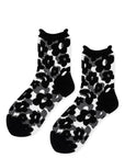 Pop Sheer Short Crew Socks