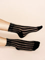 Mykonos Sheer Short Crew Sock