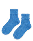 Shaggy Alpaca Turncuff Crew Sock