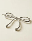 Metal Bow Barrette Clip