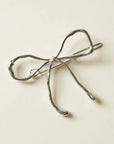 Metal Bow Barrette Clip