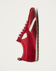 Tb.304 Nylon Red Leather Sneakers