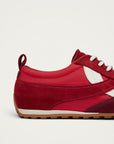 Tb.304 Nylon Red Leather Sneakers