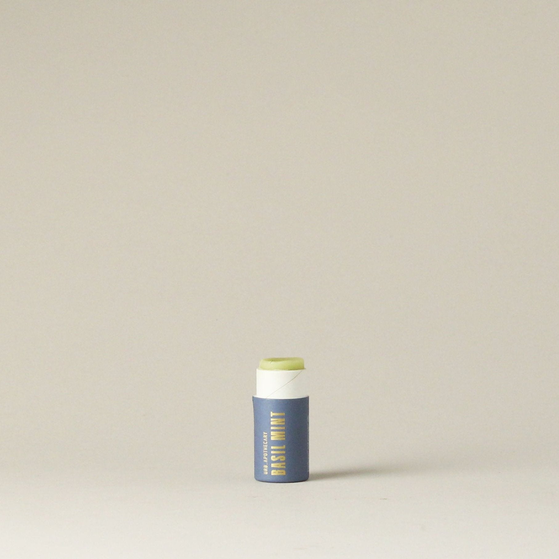 Basil Mint Lip Balm Zero Waste Paper Tube